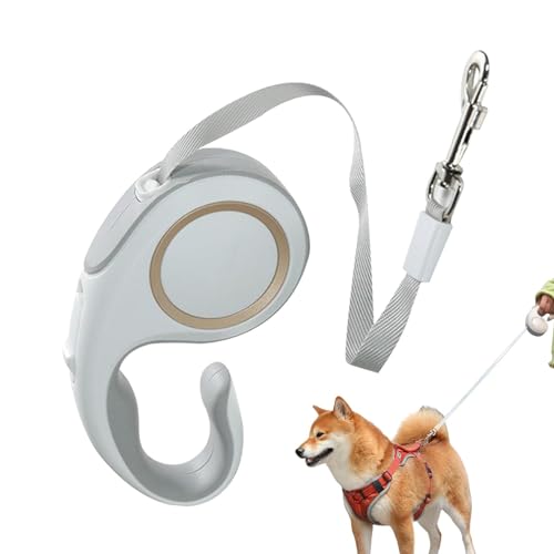 Einziehbare Haustierleine für Hunde | Rutschfestes ergonomisches Haustierband | Schlagfestes Katzenband, tragbare Haustierleine für Outdoor-Aktivitäten von Bitong