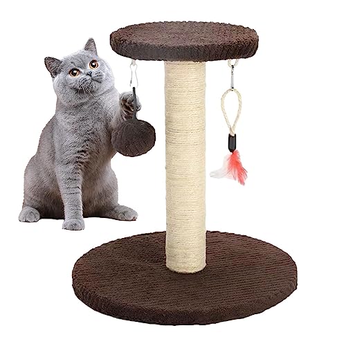 Katzenkratzturm | Interaktive Kratzbaumbehänge für Katzen, Sisalspielzeug - Kratzbaum zum Spielen, Katzenkratzbaum, Katzenzubehör und Möbel von Bitong