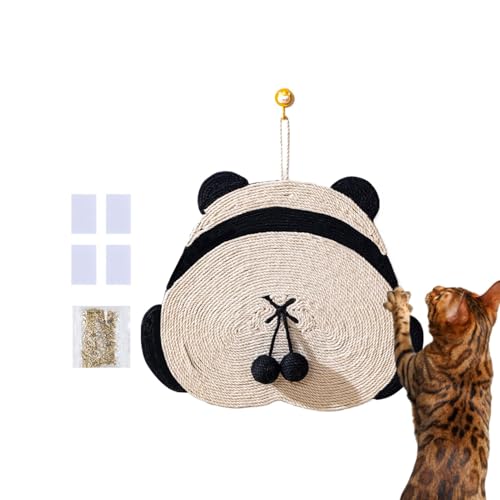 Bkljkf Katzenkratzer, Katzenkratzermatte - Hangable Cat Paw Schleifmatte Anti-Kratzer Teppich - Pet Sisal Matte Kratzer für Schlafzimmer, Eingang, Tür, Wohnzimmer von Bkljkf