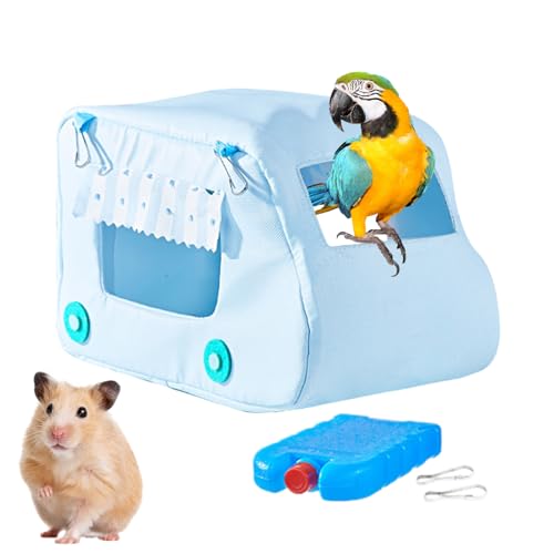 Bkljkf Vogelbett Für Käfig - Wellensittich Nest Vogelhaus Für Käfig,Autoförmiges Kühlschlaflager Haustierzubehör Papageienhaus Hamster Kanarienvogel Wellensittich Bkljkf Vogelbett Für Käfig - Wellensittich Nest Vogelhaus Für Käfig,Autoförmiges Kühlschlaflager Haustierzubehör Papageienhaus Hamster Kanarienvogel Wellensittich von Bkljkf