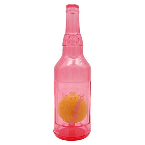 Bkljkf Wasserflasche Hundespielzeug, Hunde Flasche Spielzeug, Quietschendes Kauspielzeug, Flaschenkauspielzeug Für Hunde, Kreative Interaktive Welpen Kauspielzeug Mit Tennisball von Bkljkf