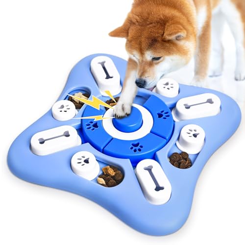 Blanlody Hundespielzeug Intelligenz， Intelligenzspielzeug für Hunde mit Quietschend Interaktives Hundespielzeug mit Beschäftigung， Futterspielzeug Hund für Kleine, Mittlere, Große Hunde und Katzen von Blanlody