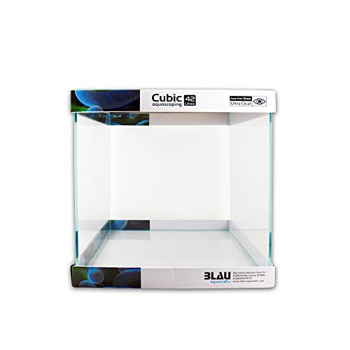 Blau Aquaristic 7785042 Aquascaping Cube, 42 Liter, 35 x 35 x 35 cm, Blau von Blau Aquaristic