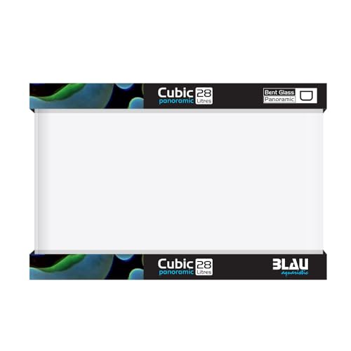 Blau Aquaristic Cubic Panoramic 40 x 25 x 28 cm, 28 Liter, 6300 g von Blau Aquaristic