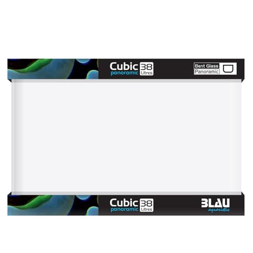 Blau Aquaristic Cubic Panoramic 45 x 28 x 30 cm, 38 Liter, 8500 g von Blau Aquaristic