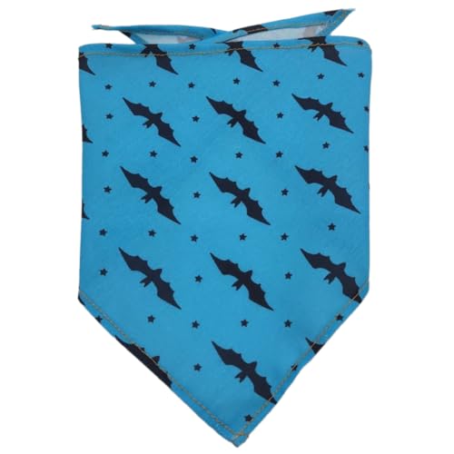 2 Stück Hunde Bandana,Farbe Hund Kopftücher,Halsdreiecke,PET Dog Bandana,Halloween Hundehalstuch,Dreieckstuch,Hundehalstücher,für Kleine Mittel Große Hunde und Katzen,Farbe 18,L,65x43x43cm von Blausky