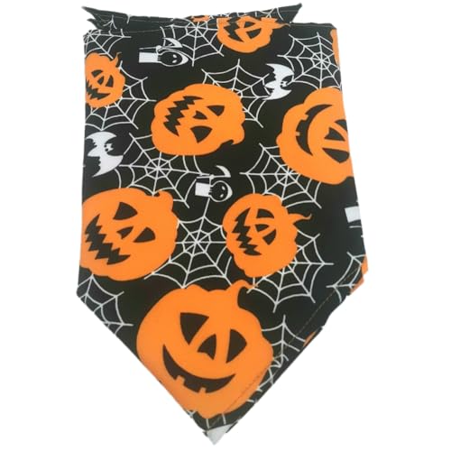 2 Stück Hunde Bandana,Farbe Hund Kopftücher,Halsdreiecke,PET Dog Bandana,Halloween Hundehalstuch,Dreieckstuch,Hundehalstücher,für Kleine Mittel Große Hunde und Katzen,Farbe 20,L,65x43x43cm von Blausky