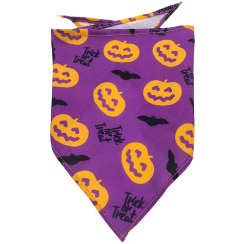 2 Stück Hunde Bandana,Farbe Hund Kopftücher,Halsdreiecke,PET Dog Bandana,Halloween Hundehalstuch,Dreieckstuch,Hundehalstücher,für Kleine Mittel Große Hunde und Katzen,Farbe13,L,65x43x43cm von Blausky