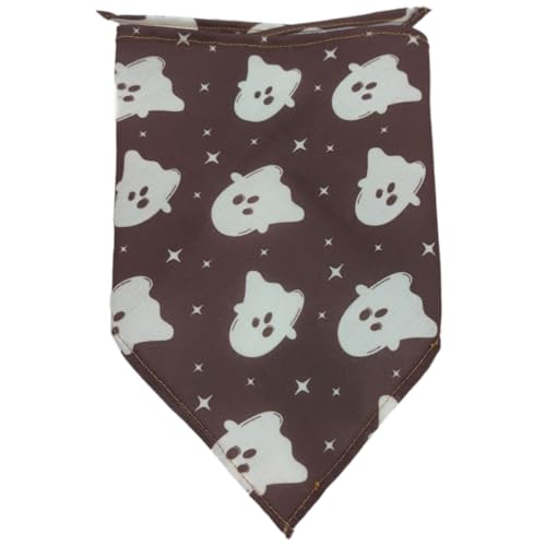 2 Stück Hunde Bandana,Farbe Hund Kopftücher,Halsdreiecke,PET Dog Bandana,Halloween Hundehalstuch,Dreieckstuch,Hundehalstücher,für Kleine Mittel Große Hunde und Katzen,Farbe17,L,65x43x43cm von Blausky