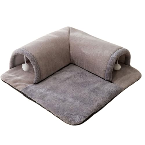 Plüsch Weich Haustierbett Sofa Katzenbett rutschfeste Unterseite warme weiche Bequeme gemütliches waschbares zum Schutz von Bettmatratze,Sofa,Couch vor Flecken für Kleinen Hunde/Katze/Hasen von Blissbuilt