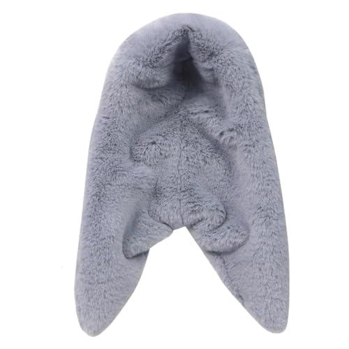 Blogiiup Fleece Bird Decke, Papagei Käfig Kuschel Hütte warmes Vogel Nest Haus Bett, Hängende Hängematte Spielzeug für Sitticheet Cockatiel -Taube Kleine Schutz Plüsch, Vogeldecke, L, Grau von Blogiiup