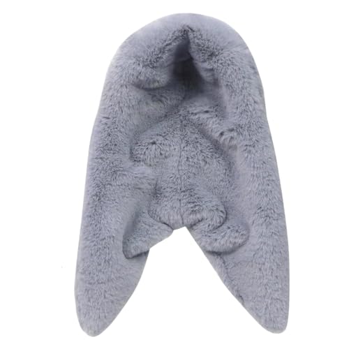 Blogiiup Fleece Bird Decke, Papagei Käfig Kuschelhütte warmes Vogel Nest Haus Bett, hängende Hängematte Spielzeug für Sittich Cockatiel -Taube Kleine Schutzplüschbett, Vogeldecke, M, Grau von Blogiiup