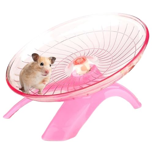 Blogiiup Igel Rad, Hamsterrad, stille Fliegende Saucer Igel Rad, Nicht -Slip -Chinchilla -Rad, leicht zu reinigende Plastikhamsterspielzeug für kleine Tiere, stille Hamsterrad von Blogiiup