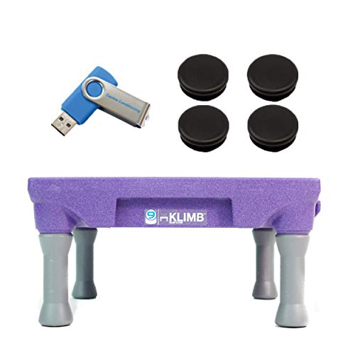 Blue-9 Pet Products KLIMB Trainingsset, professionell gestaltete Hundetrainingsplattform und Zubehör, Violett von Blue-9