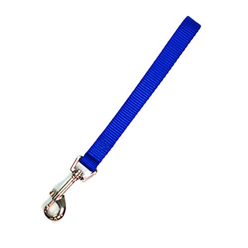 Blue-9 Trainingsleine für Hunde, 22,9 cm (9 Zoll) Schlaufe, für Gehorsamkeitstraining, Rückruf und Beweglichkeitstraining, hergestellt in den USA, Blau von Blue-9