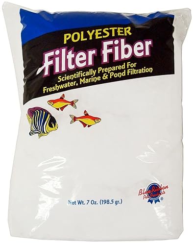 Blue Ribbon Polyester-Filterfaser für Aquarien, 200 ml. von Blue Ribbon