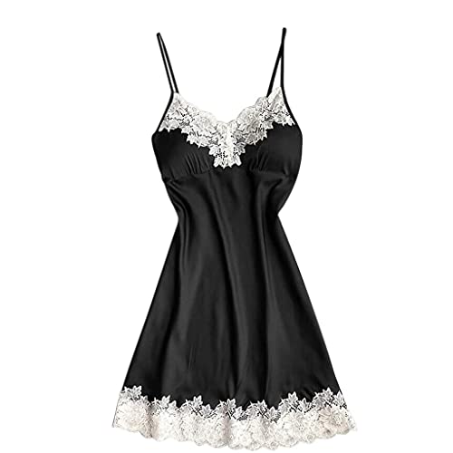 Damen Babydoll Dessous Negligee Nachtwäsche sexy Dessous Reizwäsche Outfit Durchsichtig Gürtel Spitze Nachtkleid Sexy Body Dessous V-Ausschnitt Babydoll Lingerie Unterwäsche Strapsen Sleepwear BL0940 von Bluelucon