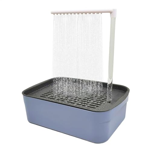 Bmdjdq Automatische Badewanne, Haustier Zirkulierendes Wasserbad, African Grey Papageienbad, Pflegeleicht, Einfache Installation, 31,5 cm, für Sittich, Nymphensittich, Afrikanisches Grau von Bmdjdq