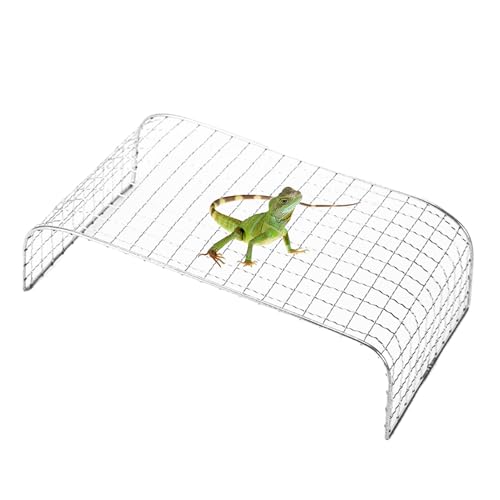 Eidechsenliege Hängematte | Edelstahl Bartdrache Mesh Klettern Hängematte - Aquarien Dekoration Reptilien Ruhespielplatz für Frosch Hamster Schildkröte Rennmaus Eidechsenliege Hängematte | Edelstahl Bartdrache Mesh Klettern Hängematte - Aquarien Dekoration Reptilien Ruhespielplatz für Frosch Hamster Schildkröte Rennmaus von Bmdjdq