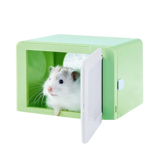 Elektrisches Hamsterhaus, beheizter Hamsterkäfig, Hamsterversteck, USB-betriebenes Hamsterversteck, warmes kleines Haustierbettnest, abnehmbar für Chinchilla, Zwerghamster von Bmdjdq