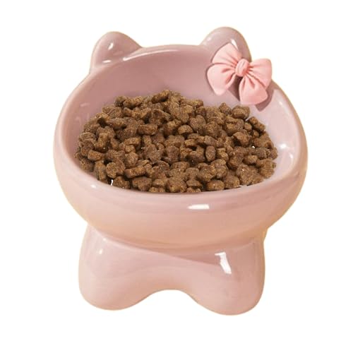 Elevated Tilted Pet Bowls, Tilted Pet Food Bowl, Tilted Pet Food Bowl, Stylish Cat Bowl, Elevated Kitten Dish, Non Slip Pet Feeding Bowl for Indoor Cat Small Dog Kitten von Bmdjdq