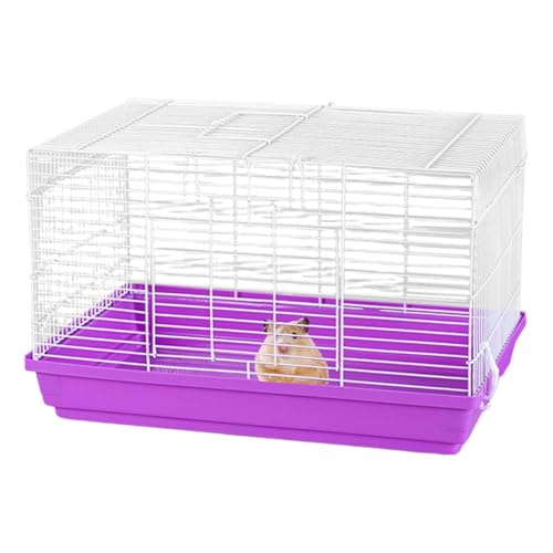 Hamster Habitat Cage, Abnehmbarer Boden, Schlafhaus Mit Kleinem Tier, Einfache Montage, Leichtes Gewicht, 47x30x30 cm Zum Schlafen von Bmdjdq