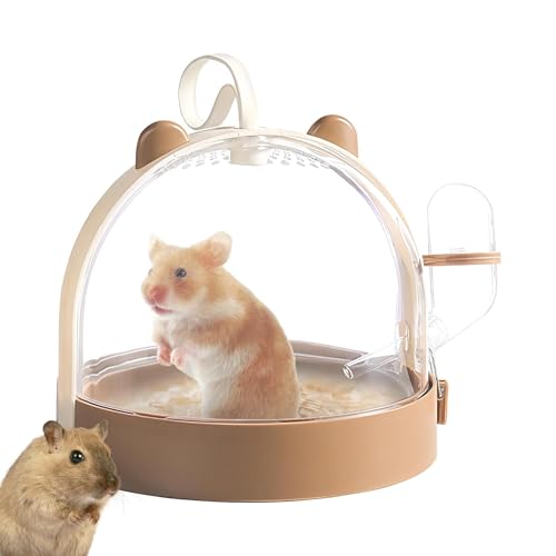 Haustierausgangskäfig, Hamstertrage, Igel-Reisekäfig, belüfteter Haustier-Träger, Hamsterkäfig, atmungsaktiv, Hamstertrage mit Wasserflasche für Igel, Ausgehen von Bmdjdq