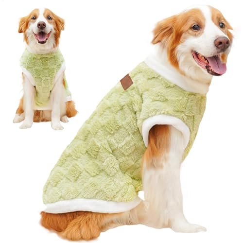 Haustierpullover, Plüsch-Wintermantel für Hunde, warme Hunde-Winterweste, Katzenkleidung, Haustierbekleidung für große Hunde, kalte - und Wintersaison von Bmdjdq