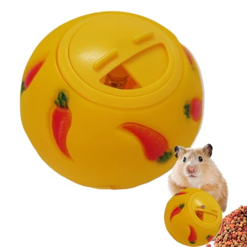 Interaktives Hamster-Ball-Spielzeug, Haustier-Leckage-Ball-Spielzeug, Hamster-Anreicherungsball, Nicht nachfüllbare Option, bietet Hamstern eine Herausforderung, mehrere Verwendungsmöglichkeiten, 7,5 von Bmdjdq