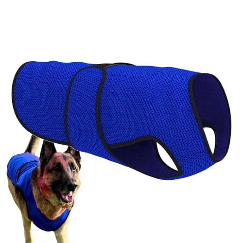 Kühlweste für Hunde, Haustier- -Shirt, UV-Schutzjacke, atmungsaktives Gewebe, hautfreundlich, S/M/L, für Spaziergänge im Freien, Wanderungen, Sommerabenteuer von Bmdjdq