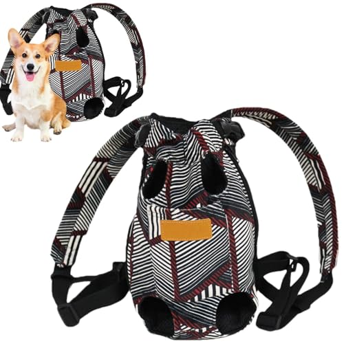 Pet Travel Backpack, Travel Pet Carrier, Pet Carrying Bag, Trendy Pet Carrier, Cozy Pet Carrier, Portable Carrier Backpack with Built-in Safety Lock for Dog Cat Traveling von Bmdjdq