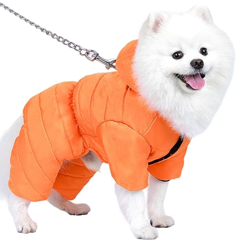 Warme Winterjacke für Hunde, Baumwollmantel für Hunde - Hundejackenbekleidung für kaltes Wetter,Dicke warme Hundeweste für den Winter, winddichte warme Hundebekleidung, Hundejacke für kaltes Wetter, K von Bmdjdq