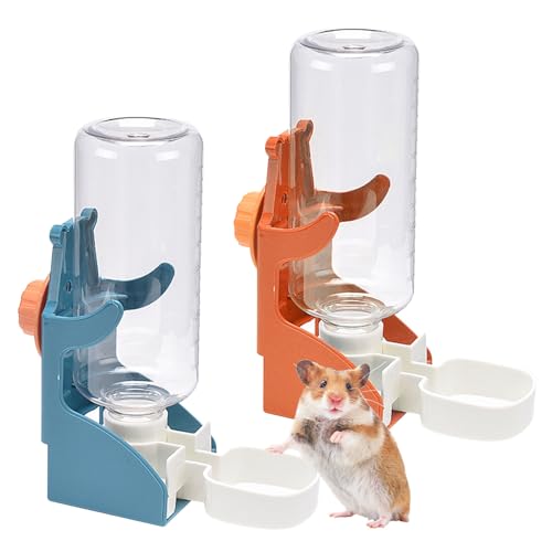 Bncxdc Trinkflasche Kaninchen, Hamster Trinkflasche, 2 STÜCKE 500ML/17OZ, Trinkflasche Meerschweinchen, No Drip Automatischer Wasserspender für Kaninchen Igel Eichhörnchen Frettchen von Bncxdc