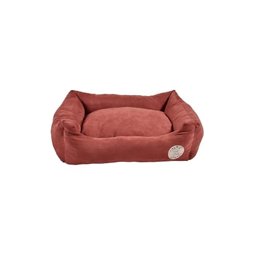 Bobby Douce - Ovales Bett für Hunde und Katzen, extra weich, aus Plüsch, maschinenwaschbar, Rosa, 100 x 80 x 23 cm von Bobby Canifrance