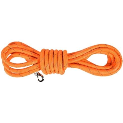 Bobby Walk 3 M – Hundeleine 3 Meter/Stärke 1,2 cm, schlauchförmige Hundeleine, widerstandsfähiges Nylon, Orange, 3 Meter von Bobby Canifrance