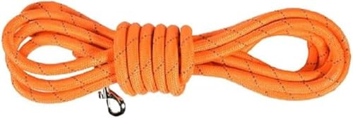 Bobby Walk 5 M – Hundeleine 3 Meter/Stärke 1,2 cm, schlauchförmige Hundeleine, strapazierfähiges Nylon, Orange, 5 Meter von Bobby Canifrance