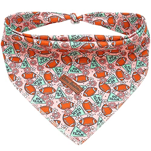 Bobo Rainbow Bobo Hundehalstuch, 1 x Rugby-Hundehalstuch, Hasen-Mädchen-Lätzchen, quadratisch, weiches Hunde-Halstuch, Haustier-Bandanas für kleine, mittelgroße und große Hunde von Bobo Rainbow