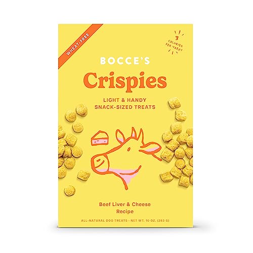 HUOXIG 'Bocce's Bakery Crispies Hundeleckerlis, Rindleber + Käse Rezept, 284 ml' von Bocce's Bakery