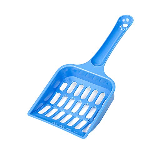 Bodhi200 Katzenstreuschaufel, Kunststoff Kätzchen Katzenstreuschaufel Scoop Sifter Shovel Haustier Reinigungswerkzeug Blau von Bodhi200