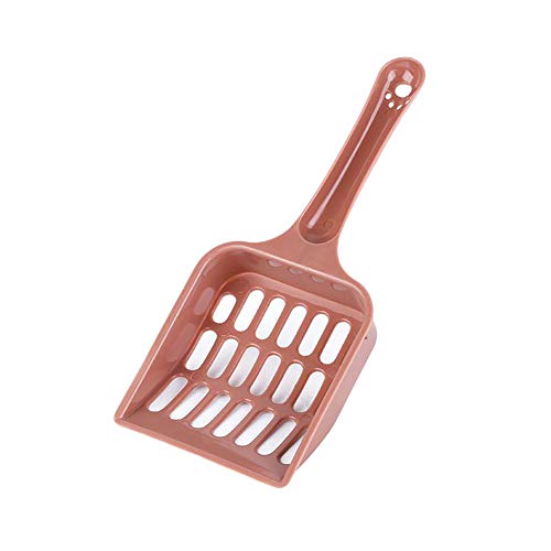 Bodhi200 Katzenstreuschaufel, Kunststoff Kätzchen Katzenstreuschaufel Scoop Sifter Shovel Haustier Reinigungswerkzeug Kaffee von Bodhi200