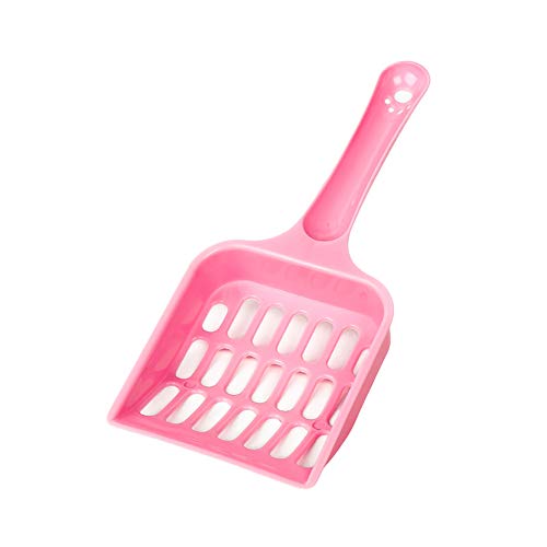 Bodhi200 Katzenstreuschaufel, Kunststoff Kätzchen Katzenstreuschaufel Scoop Sifter Shovel Haustier Reinigungswerkzeug Rosa von Bodhi200