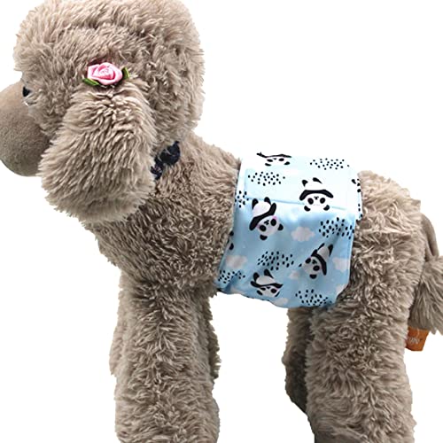 Bodhi2000 Doggie Diaper Bauchband für Haustiere, wiederverwendbar, reizend, auslaufsicher, Himmelblau, Größe S von Bodhi2000