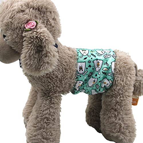 Bodhi2000 Doggie Diaper Bauchband für Haustiere, wiederverwendbar, reizend, auslaufsicher, Mintgrün von Bodhi2000