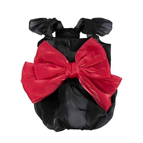 Bodhi2000 Hunde Kleid Eleganter Spitzen Rock Hochzeits kostüm Haustier Welpen Katzen Prinzessin Kleid mit Bowknot Haustier Hund Sommer Frühlings Kleidung Haustier Kleidung Aprikose L. von Bodhi2000