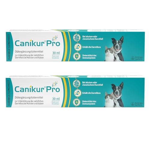 Boehringer Ingelheim Canikur Paste | Doppelpack | 2 x 30 ml | Diät-Ergänzungsfuttermittel für Hunde und Katzen | Kann dabei helfen die natürliche Darmflora zu unterstützen von Boehringer Ingelheim