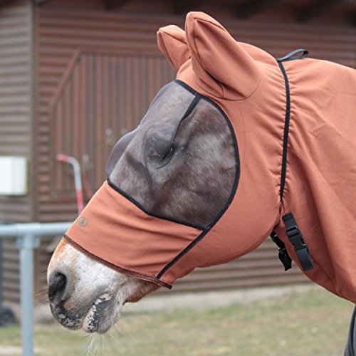 Boett Fliegenmaske Sweet Itch Hood - Chestnut (Gr. 85-115) von Boett