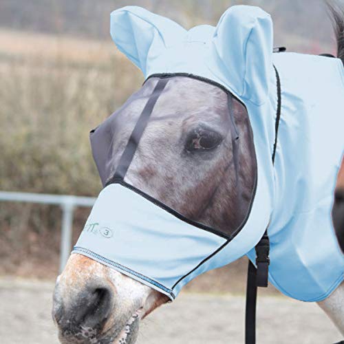 Boett Fliegenmaske Sweet Itch Hood - Iceblue (Gr. 125-135) von Boett