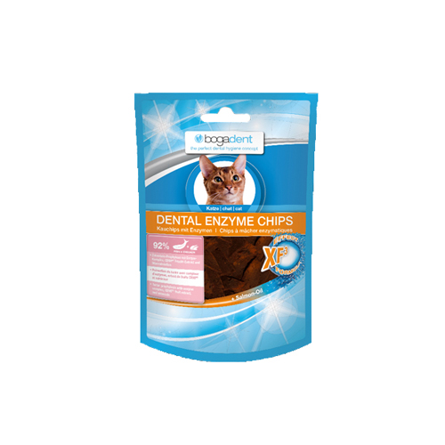 Bogadent Dental Enzyme Chips Katze - Fisch - 50 g von Bogadent