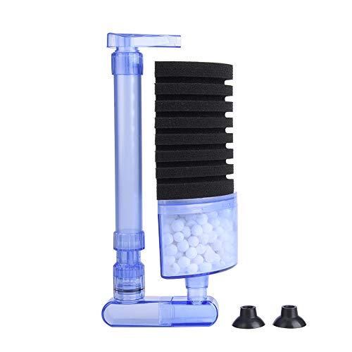 Bognajin Umweltfreundlicher Aquariumfilter mit biochemischer Filterung, Kunststofffilter-Baumwollmaterial, Gute Filterwirkung, Adsorption schädlicher Substanzen, Erhöhung des (XY-2883 (Black)) von Bognajin