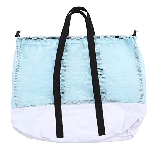 Tragbare Haustiertasche für Katzen, Outdoor-Trage- und Badetasche mit verstellbarem Kordelzug, Mesh-Design, sicher und atmungsaktiv, Robustes Polyestermaterial, geeignet für (Blue) von Bognajin